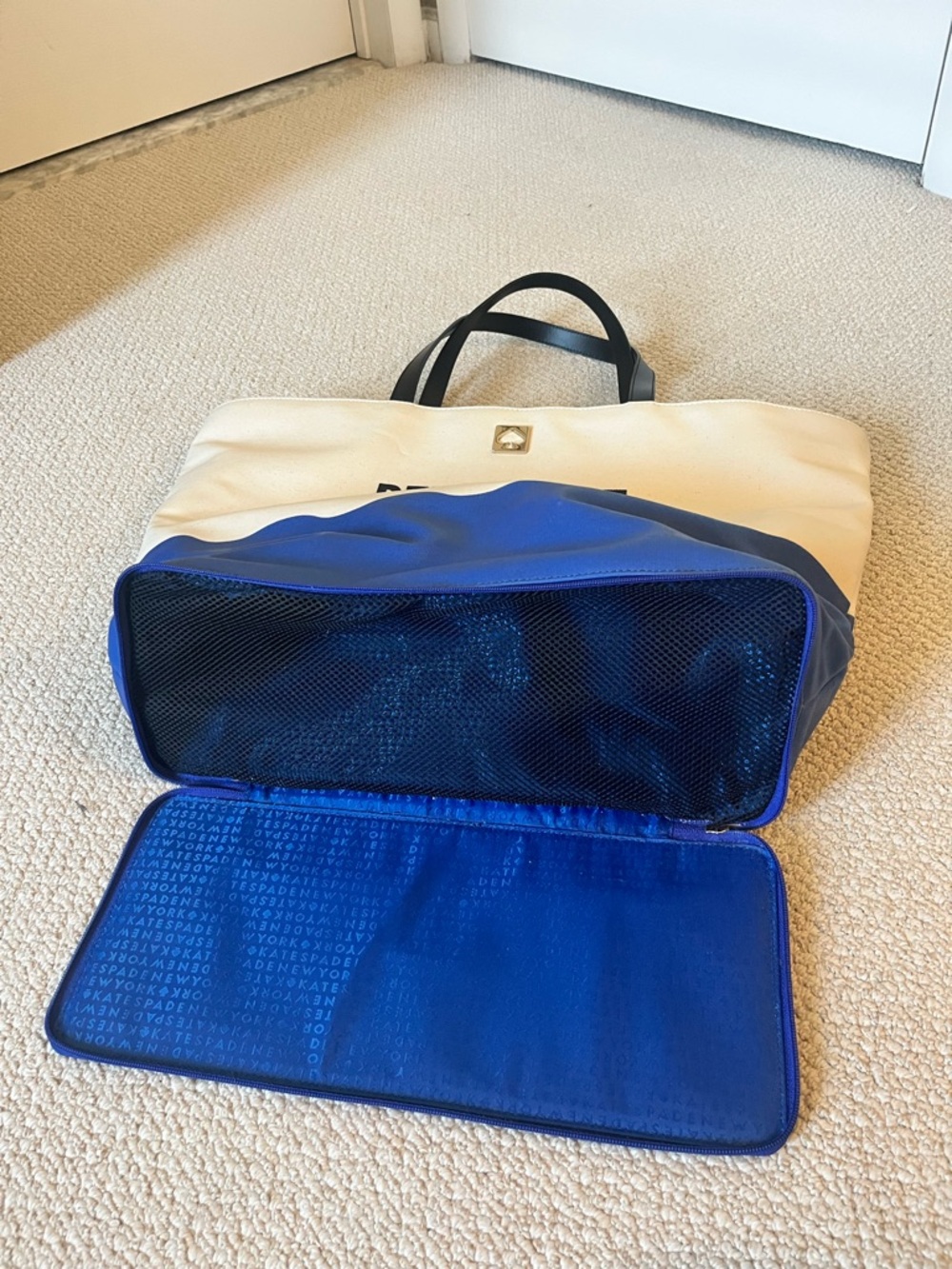 Kate Spade ‘Beware of Sharks’ Beach Tote - Picture 6 of 6